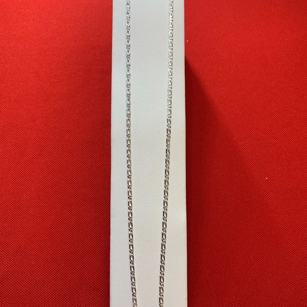 925 Sterling Silver Chain Necklace Jewelry‎ SILVER Classic Made In Mexico - Picture 6 of 14